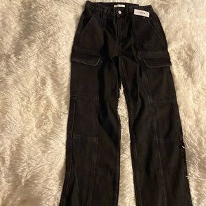 New Never Worn black medium pacsun cargo pants
